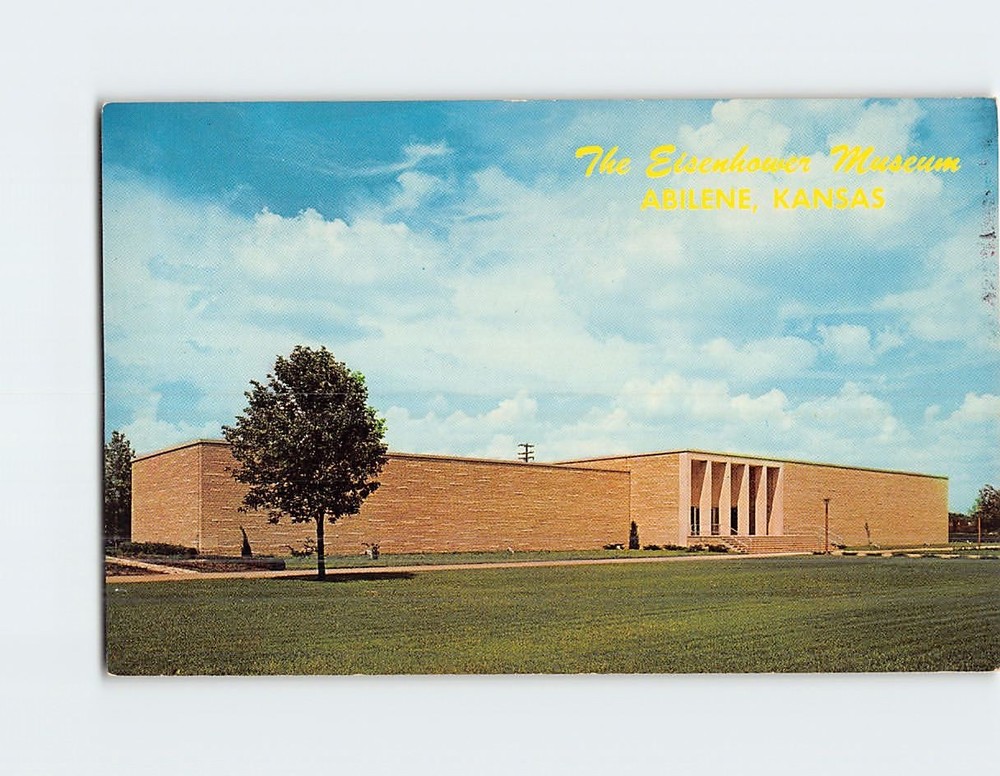 Postcard The Eisenhower Museum Abilene Kansas USA