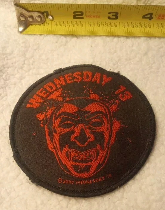 Band Patch Wednesday 13 Rare 2009 Skull Face Murder Dolls