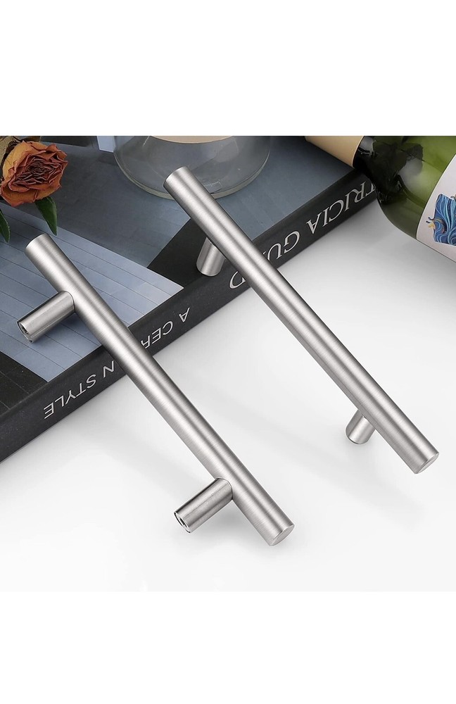 7-Pack Probrico 4-Inch Satin Nickel Cabinet Handles & Drawer Pulls PD201HSS102