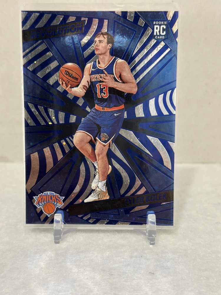 2024-25 Panini Revolution Rookies Tyler Kolek #136 Blue Cosmo /295 (RC)