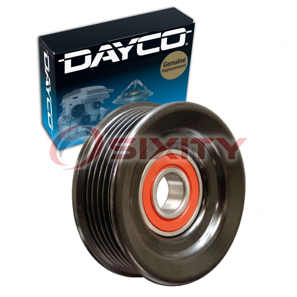 Dayco AC Drive Belt Idler Pulley for 1998-2004 Chrysler Concorde 2.7L V6 uv-image