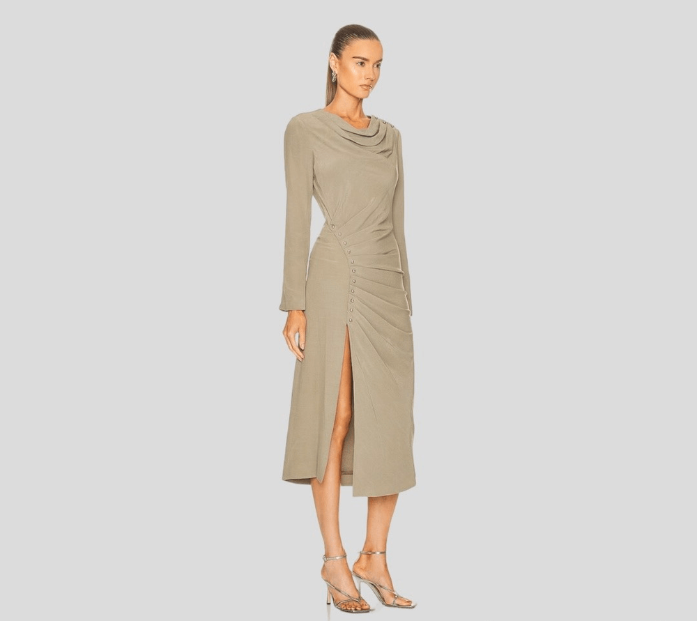 JONATHAN SIMKHAI BRYANNA MIDI DRESS Size 2