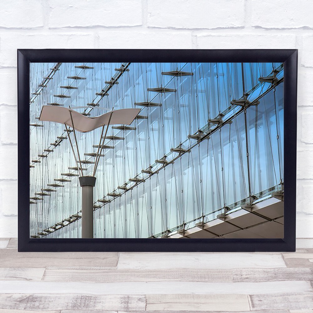 Armatura Ondulata Abstract Architecture Y Grey Structure Modern Wall Art Print