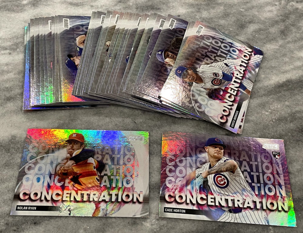 2025 Topps Stadium Club Concentration Insert Singles You Pick