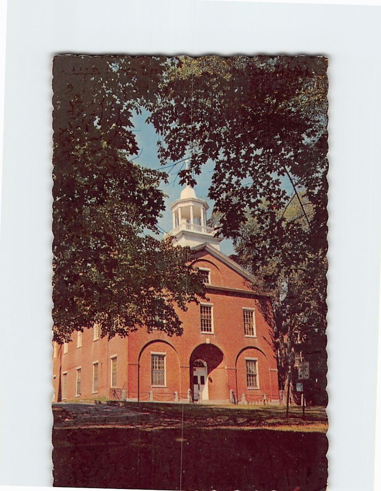 Postcard Old Courthouse Wiscasset Maine USA