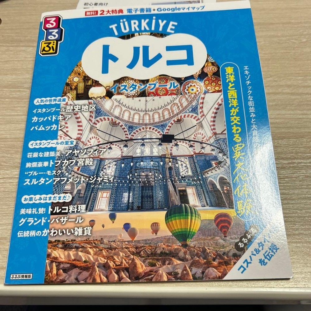 Rurubu Türkiye Istanbul Travel Guide Book, Sightseeing, World Heritage, Map