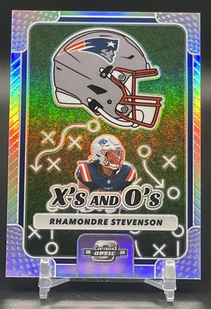 2024 Panini Contenders Optic Xs and Os Silver #XO-RSN Rhamondre Stevenson
