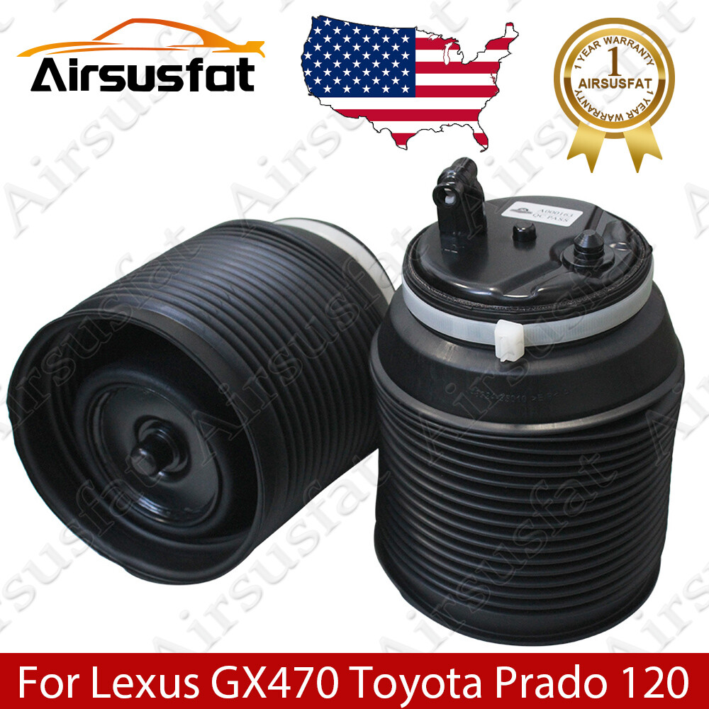 2x Rear Air Suspension Spring Bags for 2003-2009 Lexus GX470 & Toyota Prado 120
