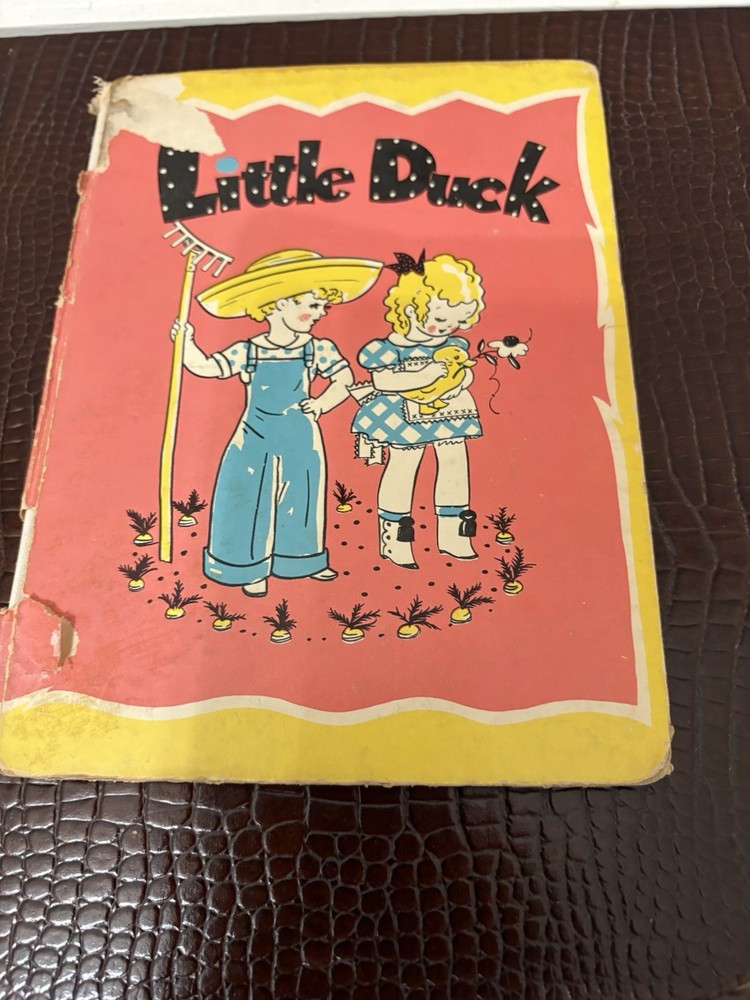 1935 Little Duck hardcover book by Marjorie Barrows