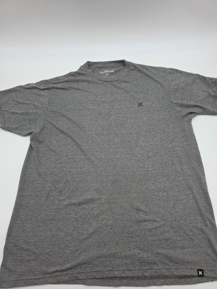 Hurley T-Shirt Men Large Gray Graphic Print Logo…#46066