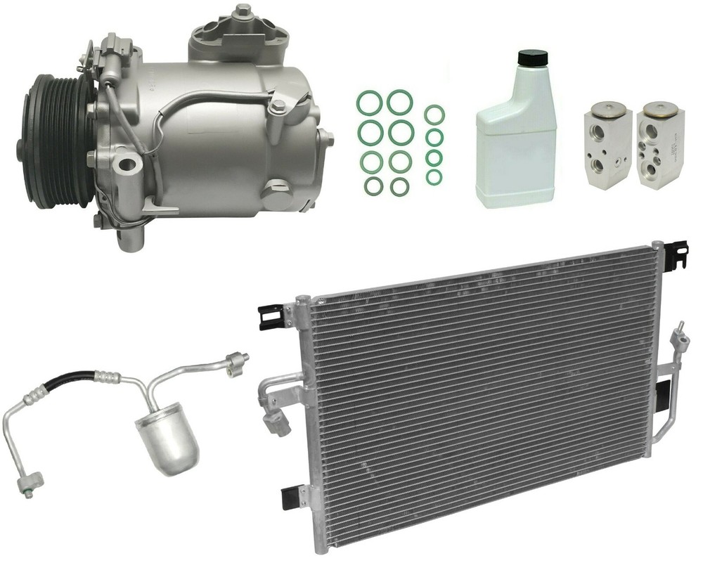 RYC Remanufactured AC Compressor Kit B040 GG570 With Condenser