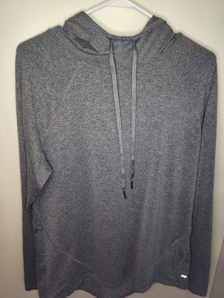 Marika Women's Size XL  Gray Athletic Sweatshirt Light Weight Hoodie