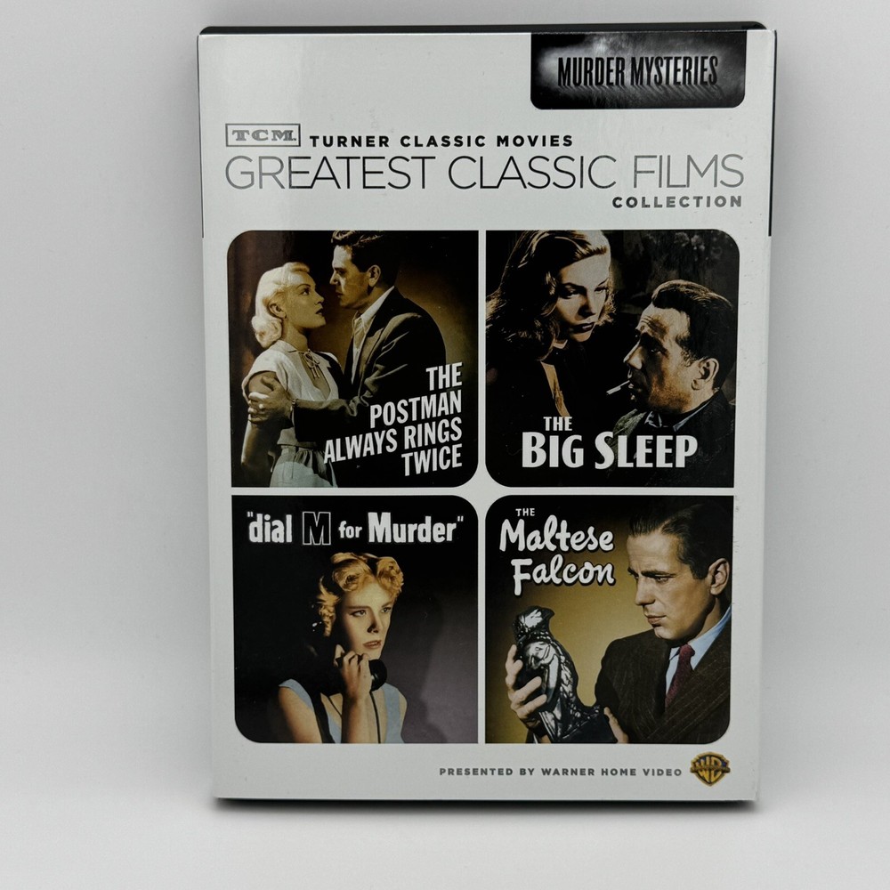 TCM Greatest Classic Films: Murder Mysteries DVD | Big Sleep Maltese Falcon VGC