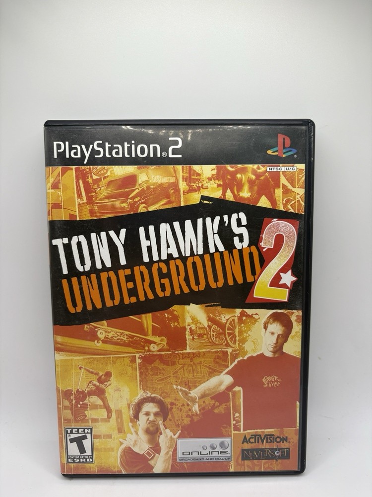 Tony Hawk's Underground 2 PS2 (Sony PlayStation 2, NeverSoft, 2004) CIB Tested