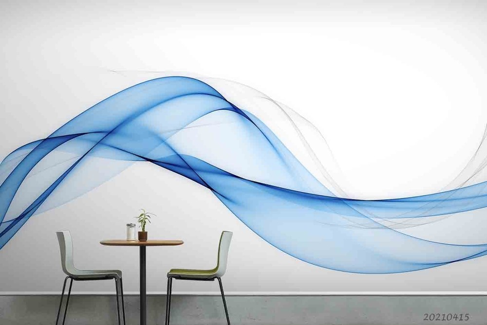 3D Blue Abstract Texture Wall Murals Wallpaper Murals Wall Sticker