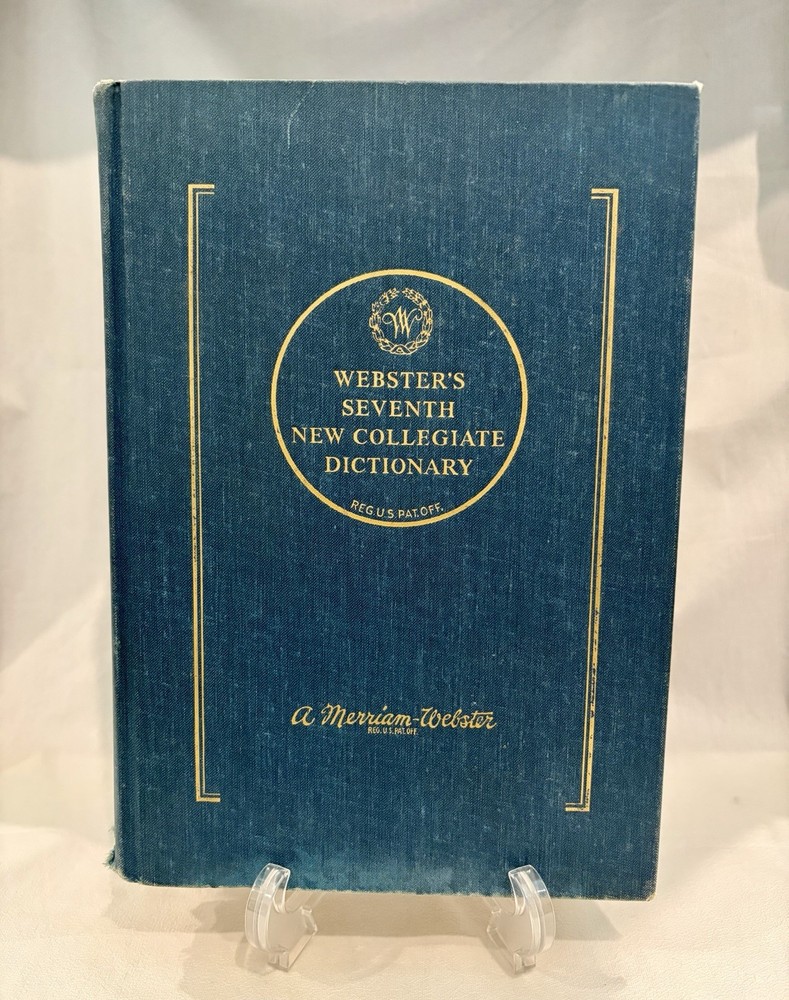Vintage Webster’s Seventh New Collegiate Dictionary 1965 Edition