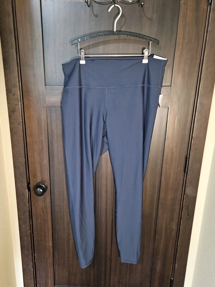 NWT Women's Old Navy Powersoft Go-Dry High-Rise Gray Leggings Size XXL Tall