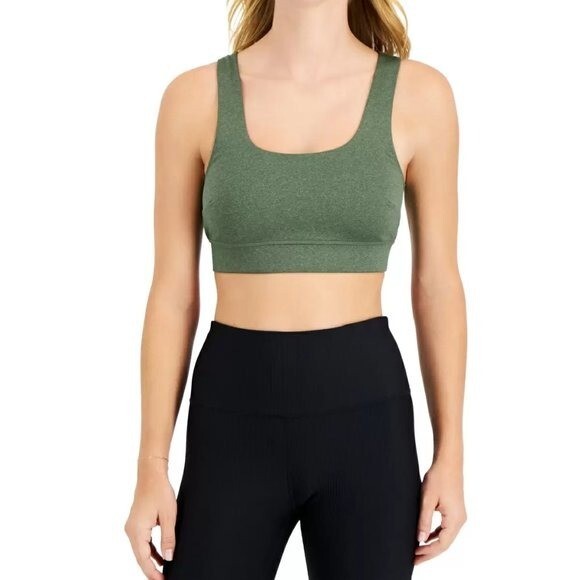 Jenni Women's Square-Neck Bralette in Palmetto Green Size Small New