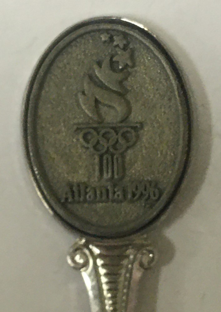 Vintage 1996 Atlanta Olympics Georgia Souvenir Spoon US Collectible 5 Inch