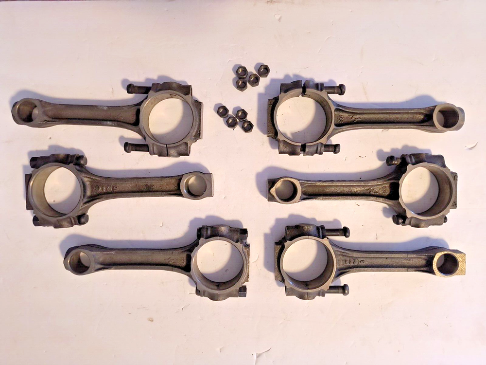 199 cu in AMC Rambler 6 Connecting Rods Used OEM Parts