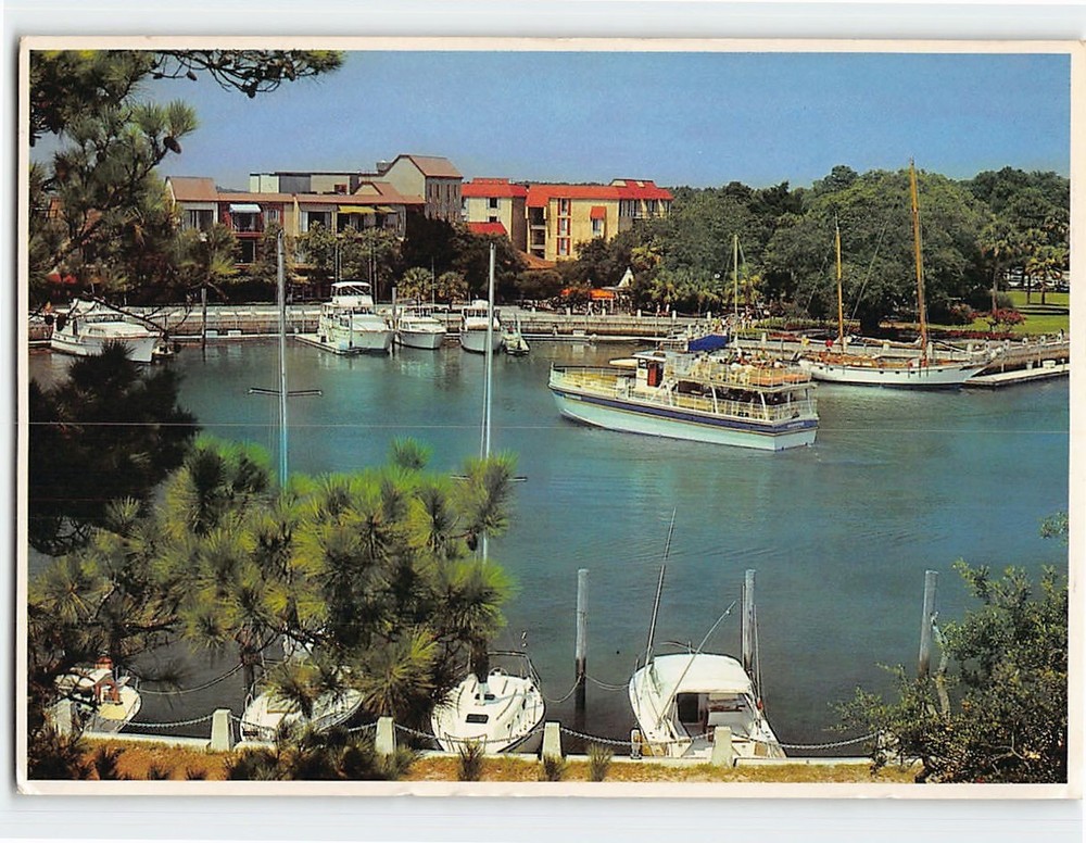 Postcard Harbour Town Hilton Head Island South Carolina USA
