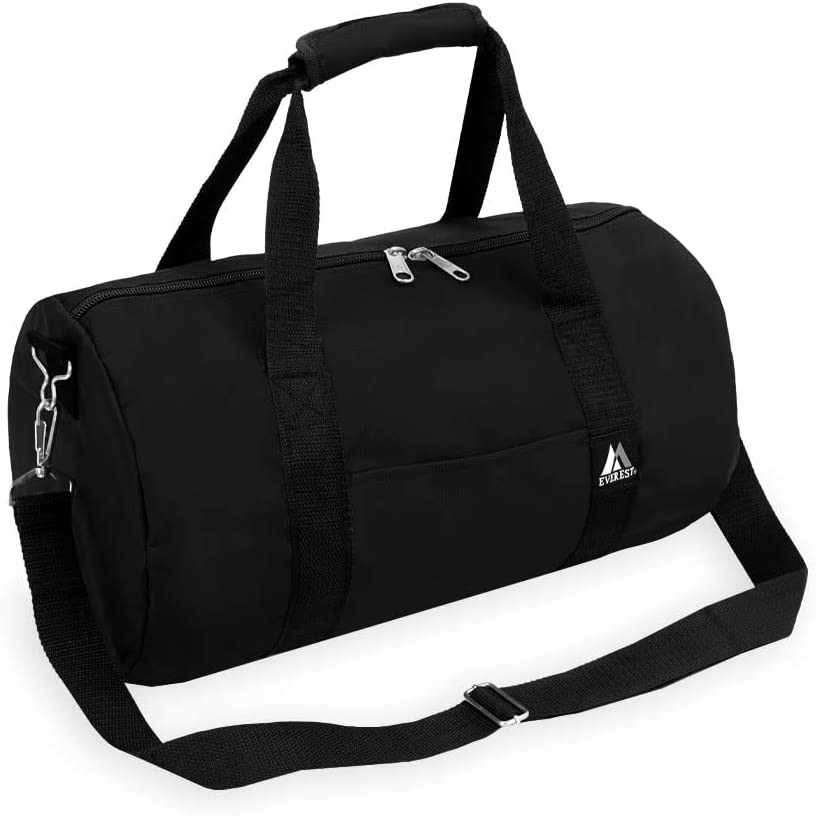 16-Inch round Duffel, Black, One Size