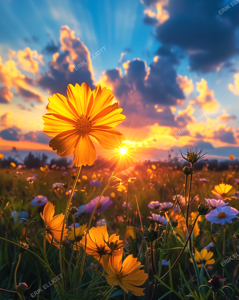 8x10 Photo Art Print Morning Sunrise Nature Photograph Artwork / Signed Picture