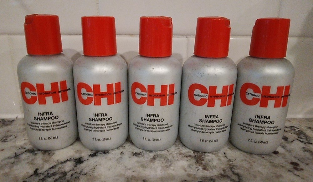 5 PACK CHI Infra Shampoo - Moisture Therapy Shampoo 2 fl oz