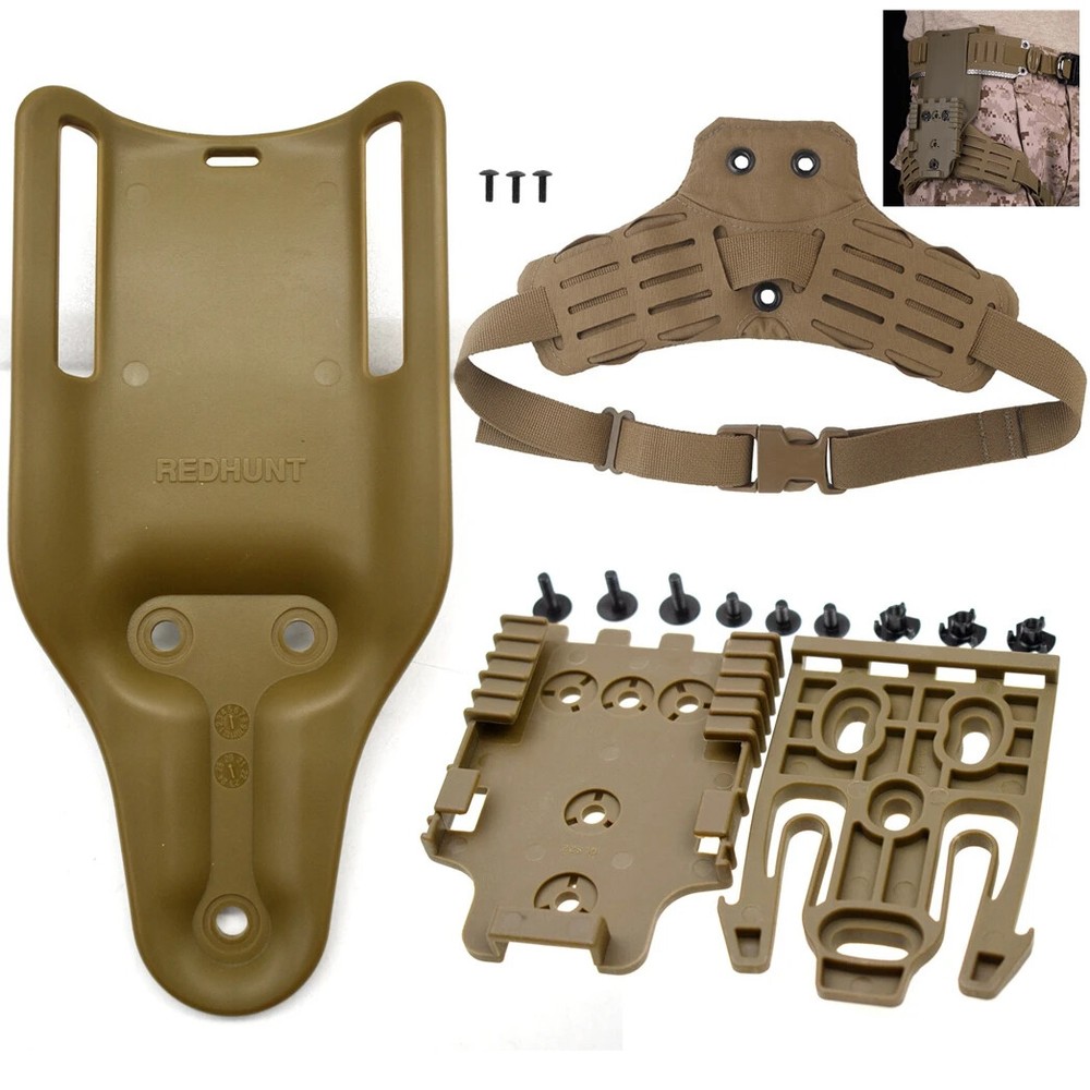 Hunting Quick Locking System Kit Mid-Ride Leg Belt Loop Platform DropLeg Holster