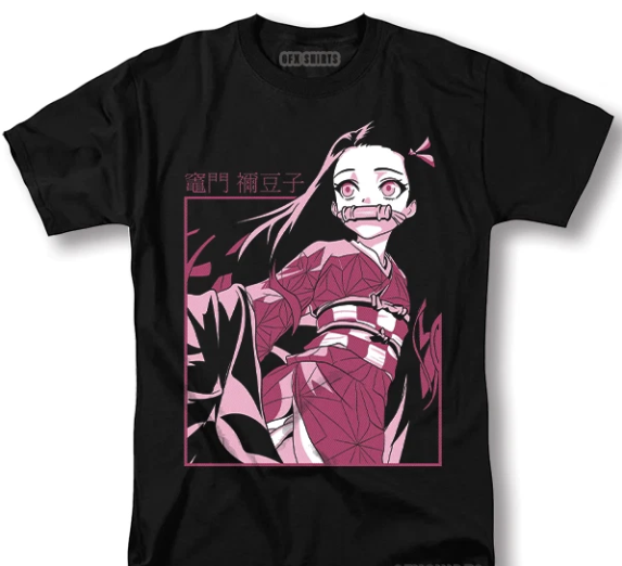 Demon Slayer Nezuko Waifu Anime Manga, Kimetsu No Yaiba Cosplay Graphic Tee