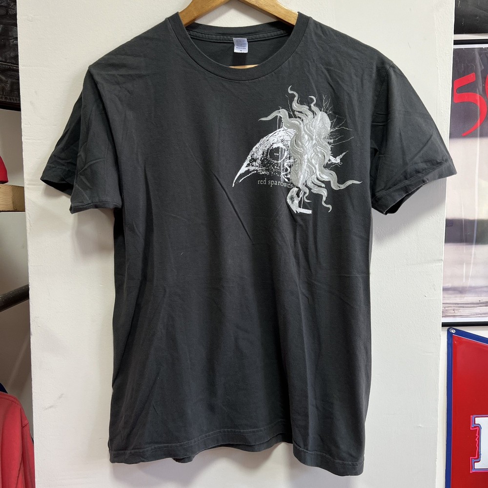 Vintage Y2K Red Sparowes Band T Shirt Neurosis ISIS Post Metal Obscure RARE S/M