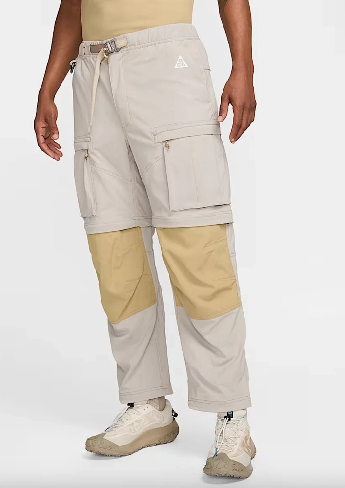 Nike ACG Smith Summit Cargo Pants Convert To Shorts Beige Men’s Large NWT $195