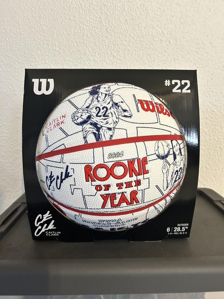 Limited Edition CAITLIN CLARK ROOKIE SEASON TO REMEMBER BASKETBALL Size 6 Wilson