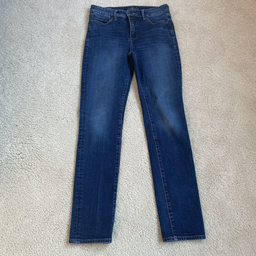 Lucky Brand Jeans Womens 6/28 (Fit 28x29) Hayden Skinny Mid-Rise Stretch Dk Wash