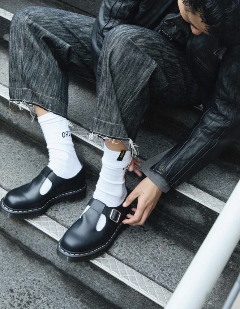 Dr.Martens unisex POLLEY BEX Smooth Leather M11/W12