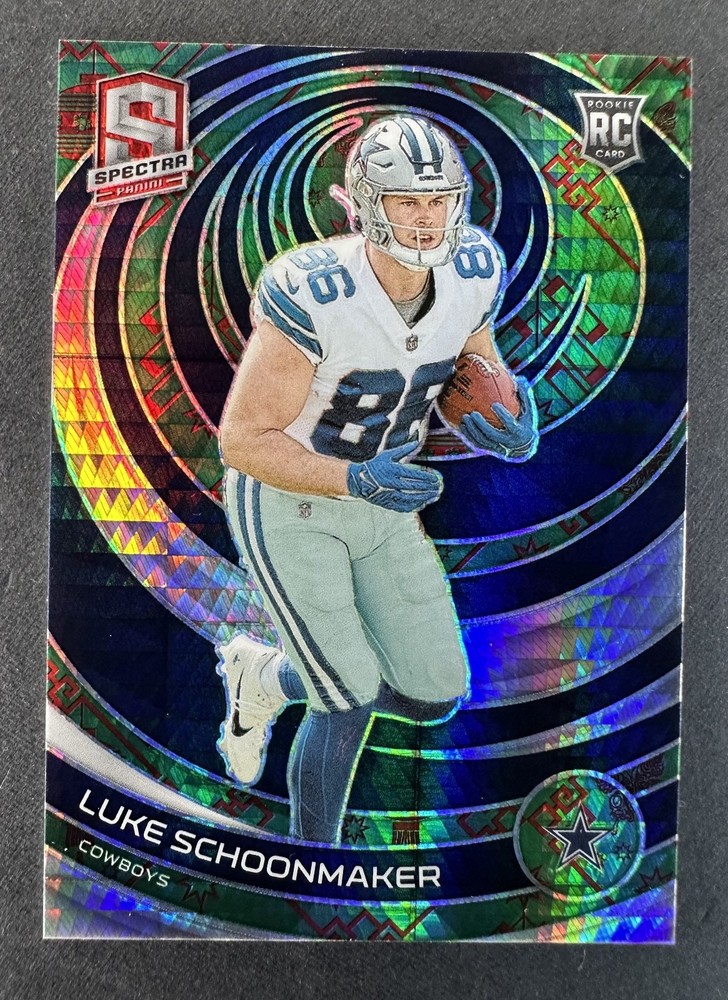 2023 Panini Spectra Luke Schoonmaker Rookie RC /8 Dallas Cowboys