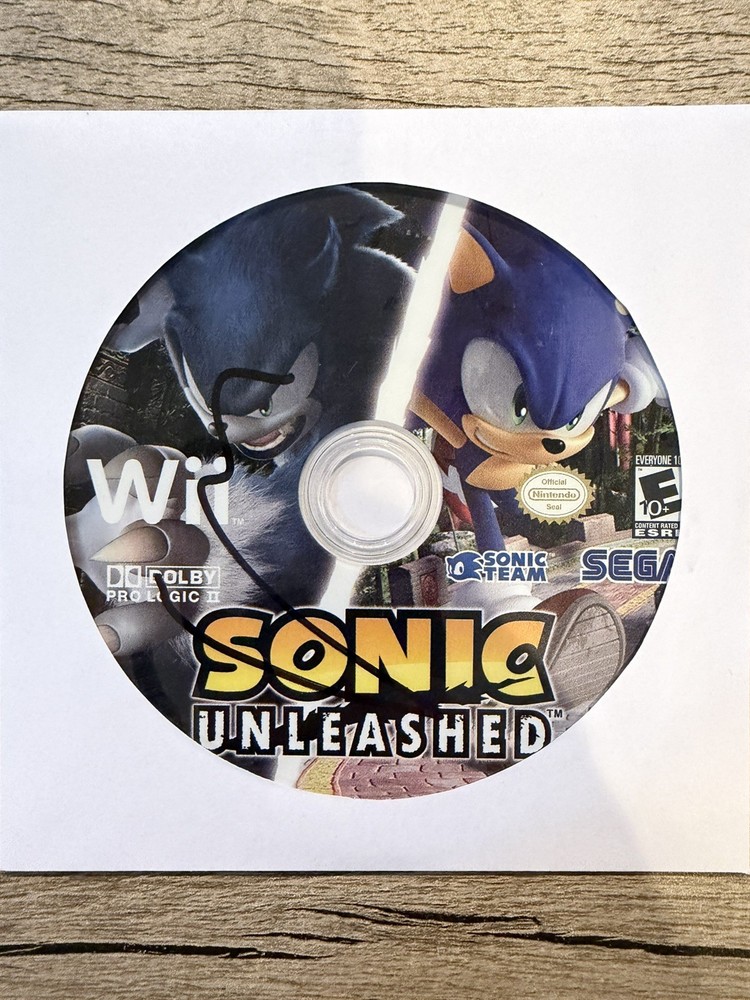 Sonic Unleashed; Loose (Nintendo Wii, 2008)