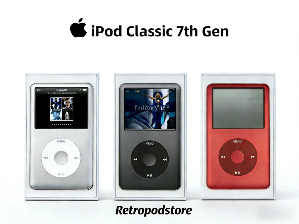 New Sealed iPod Classic 5th 6th 7th 30GB 60GB 80GB 128GB 256GB 512GB 1TB Modded!