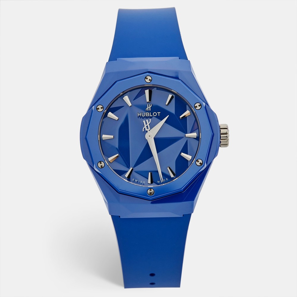 Hublot Blue Ceramic Rubber Classic Fusion Orlinski 550.ES.5100.RX.ORL21 Unisex