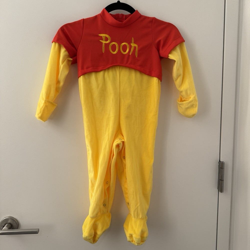 Disney Winnie-the-Pooh One-Piece Costume Toddler Baby Size 18-24M Bear Kid Play