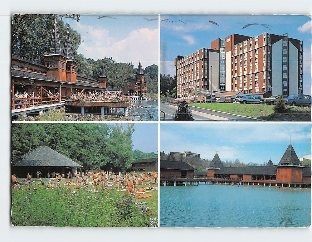 Postcard Scenes & Views Hévíz Town in Hungary