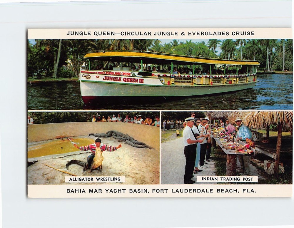 Postcard Scenes & Attractions Bahia Mar Yacht Basin Fort Lauderdale Florida USA