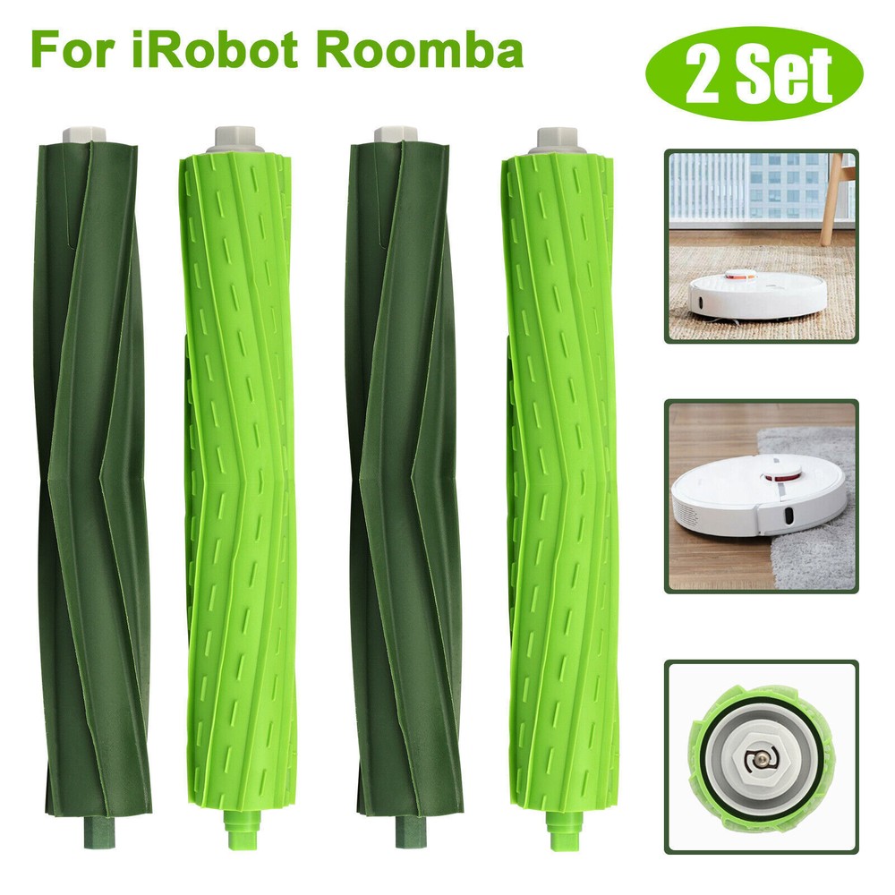iRobot Roomba e5 e6 i1 i3+ i4 i6+ i7 i8 Plus Replacement Roller Brush - 2 Pack