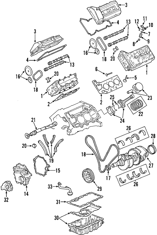 Genuine GM Camshaft Assembly-Exhaust (Mchg)(Right-hand) 12553373
