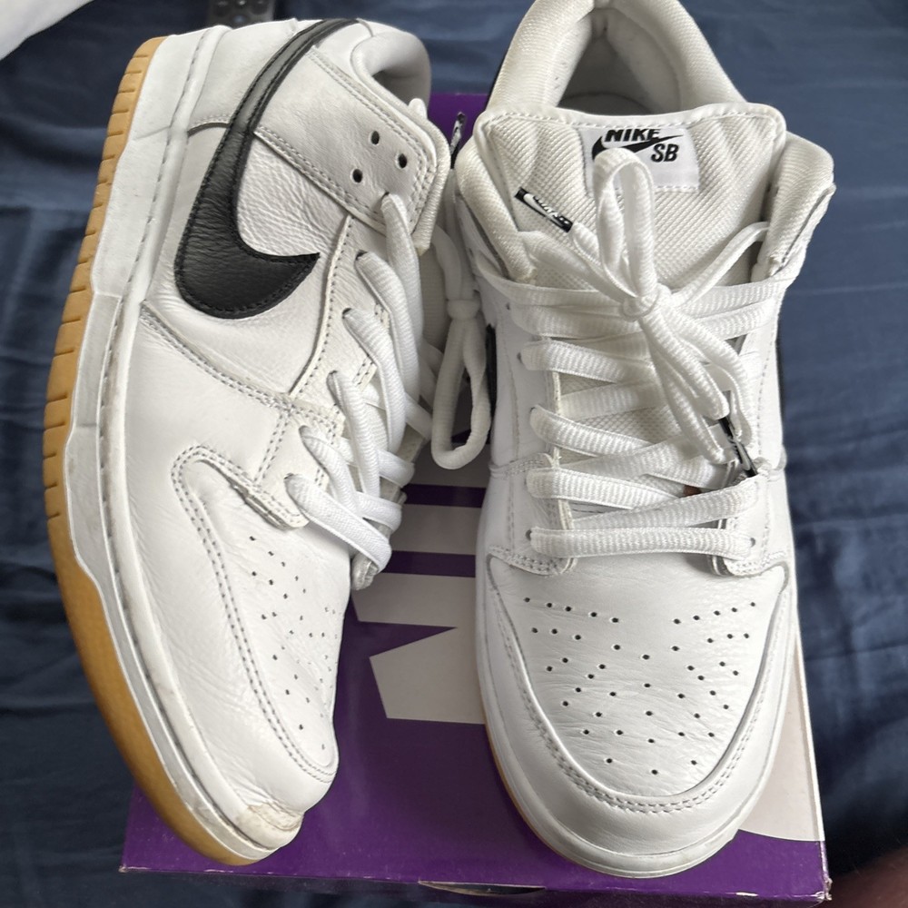 Nike SB Dunk Low Men's Size 12 White Gum