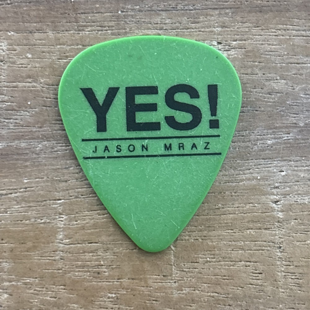 Jason Mraz Tour Guitar Pick Stage Used Authentic