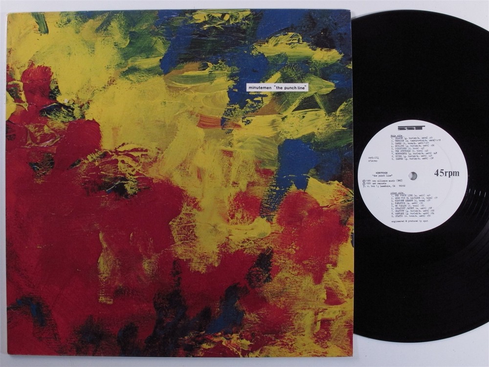 MINUTEMEN The Punch Line SST EP VG+ 45rpm f