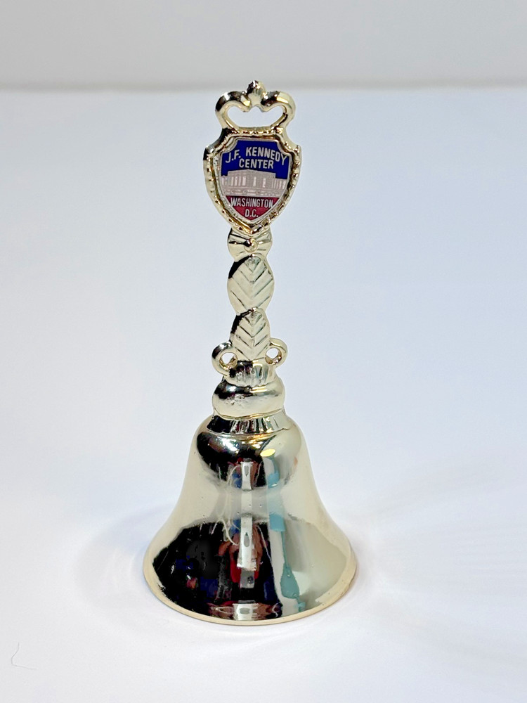 Vintage J. F. Kennedy Center Washington DC Souvenir Bell 3-1/2