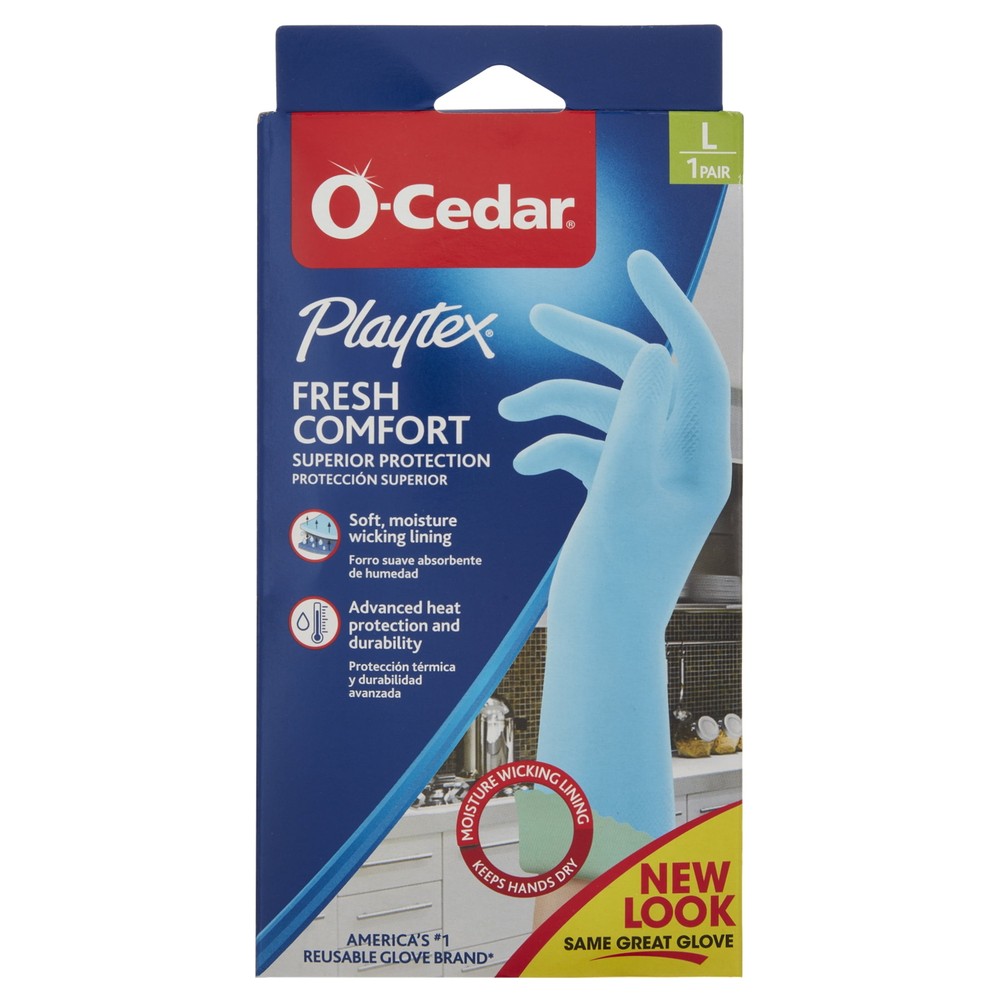 Reusable Cleaning Gloves Large Size 3 Pairs for Household Chores