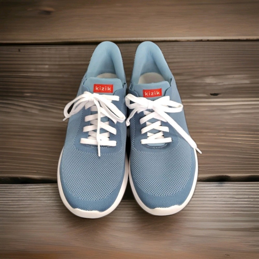 KIZIK Athens Blue Unisex Athletic Mesh Shoes Women 12 Men 10.5 New